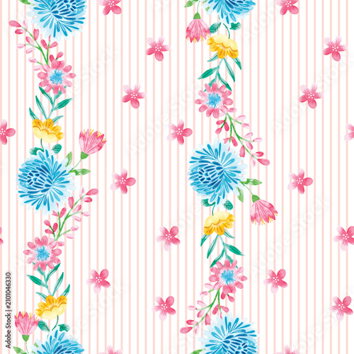 All Over Flower Pattern Print