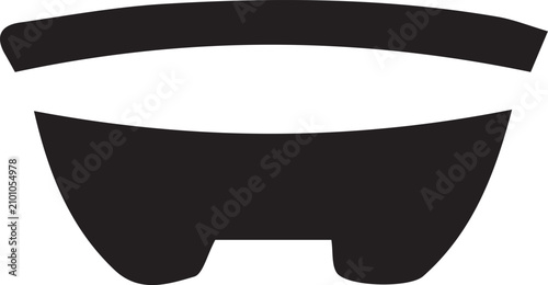 black and white shield
