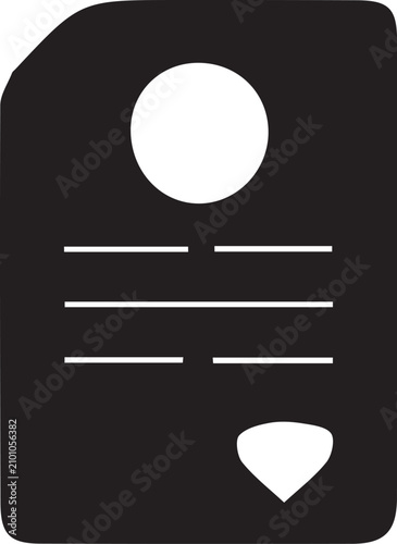 black and white icons