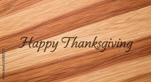 Happy thanksgiving wood grain background for festive holiday designs