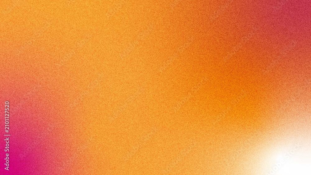 Fototapeta premium Gradient background displays soft orange and yellow tones with a grainy texture and light flare.