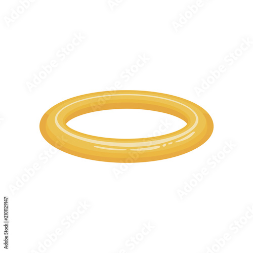 Принти на полотні Simple golden halo ring, divine symbol of sainthood, religious flat isolated on