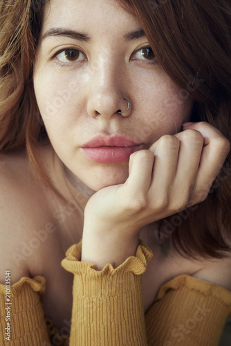 Foto portrait of a beautiful woman