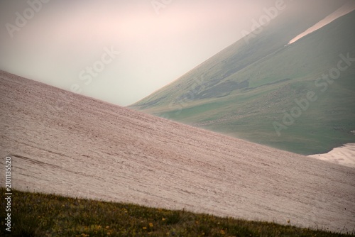 Photography road to the mountains