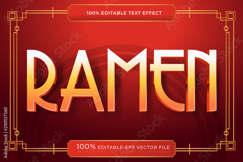 Modern Golden Luxury Text Effect Vector