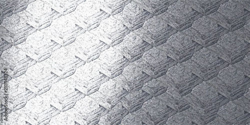 Fotografía Gray Concrete Wall Texture Background with Rough Stone Surface Pattern and Indus