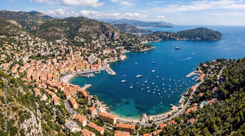 Fototapeta premium France Villefranche sur Mer Famous French Landscape