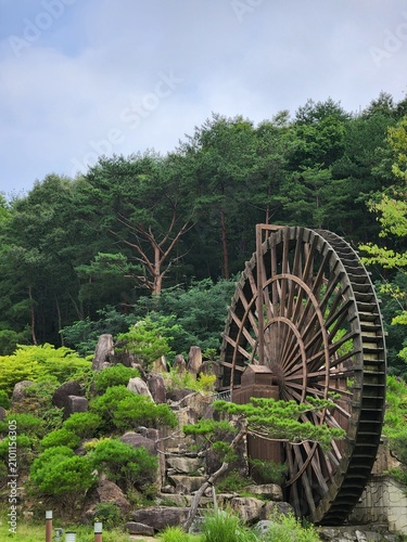 Fotografía 거대한 물레방아
