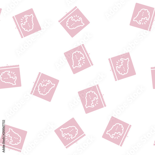 Fotografía world schizophrenia day vector glyph seamless pattern world schizophrenia day si