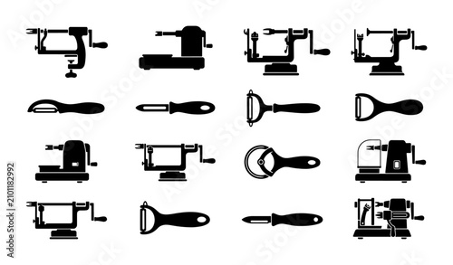 Canvastavla Kitchen Gadget Collection: Peeler and Slicer Tools, Manual Crank Devices, Utensi
