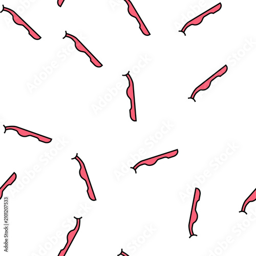 Картината върху платно tweezer for false eyelashes vector seamless pattern tweezer for false eyelashes