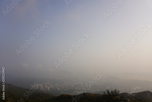 fog in the mountains