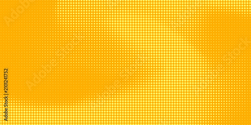 Pink halftone texture background. Retro comic gradient pattern. Bright rose pixelated dotted texture overlay