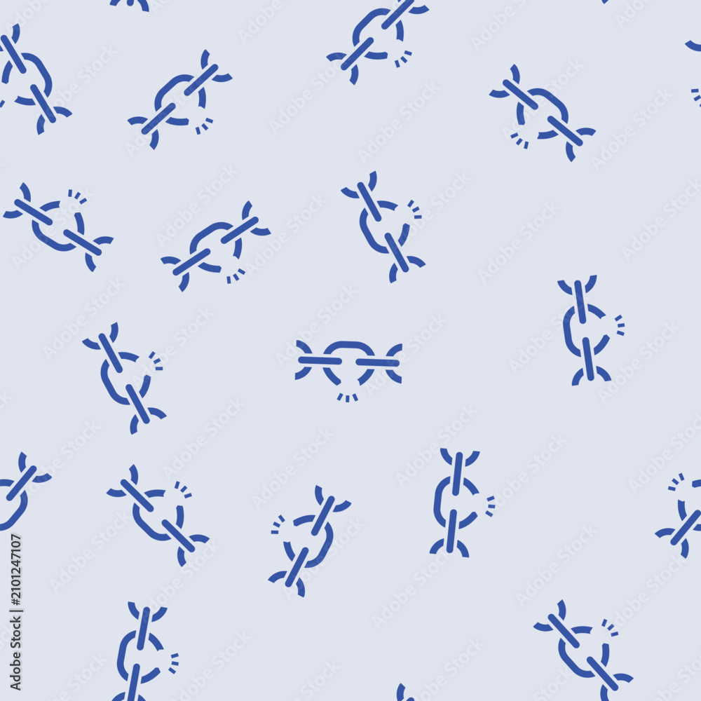 Fototapeta premium broken link vector glyph seamless pattern broken link sign illustration
