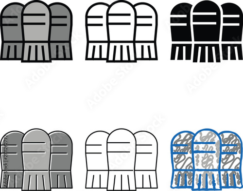 Obraz na plátně full metal jacket bullet color icon vector