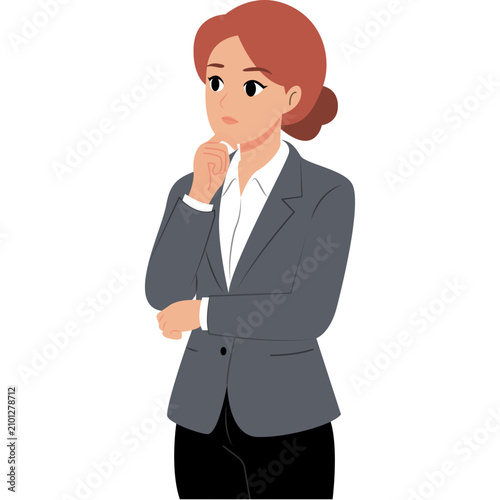 Business Girl Illustration