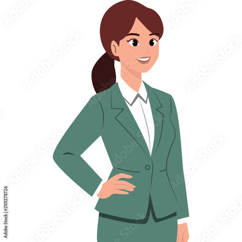 Business Girl Illustration