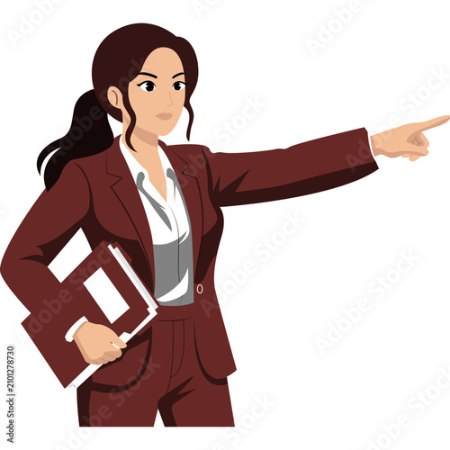 Business Girl Illustration