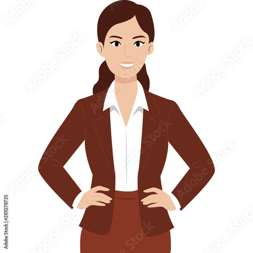 Business Girl Illustration