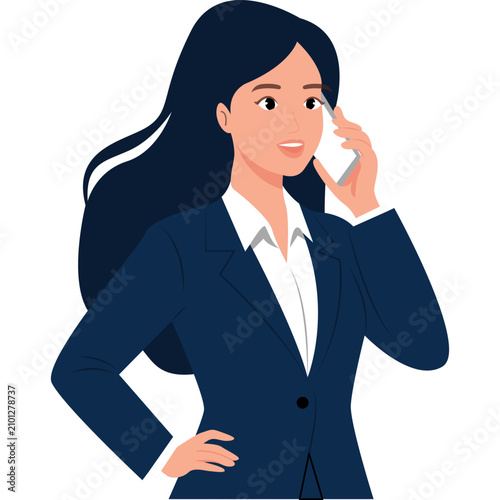 Business Girl Illustration