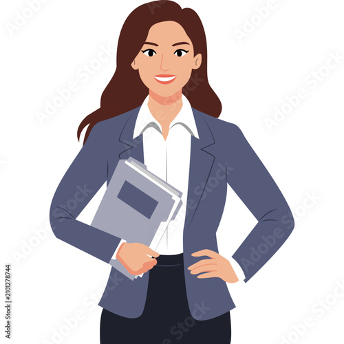 Business Girl Illustration