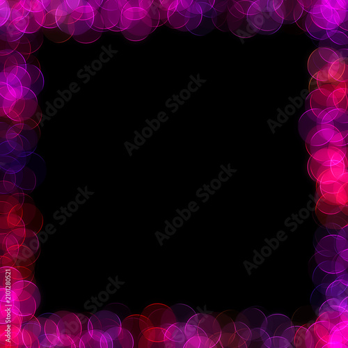 pink background with frame