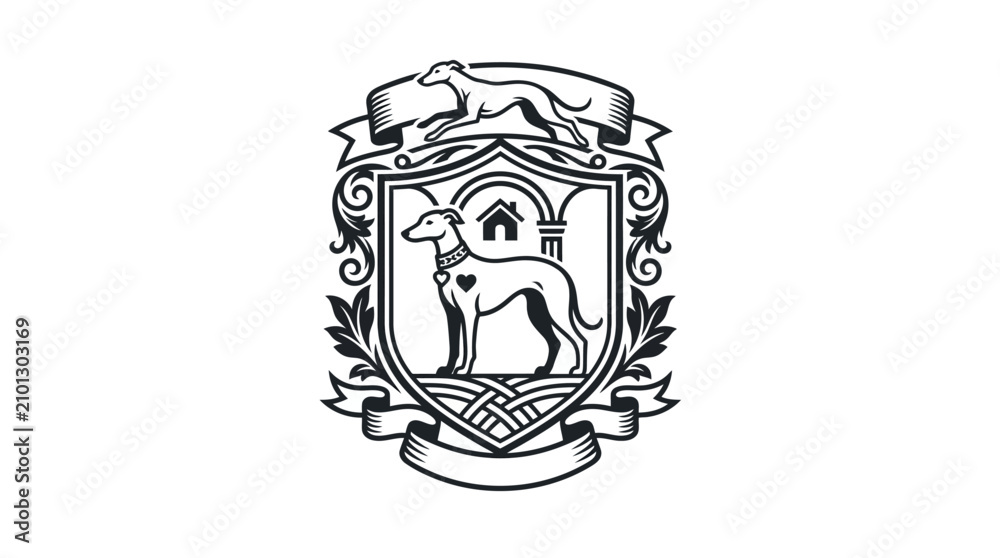 Heraldic Dog Images – Browse 2,222 Stock Photos, Vectors, and