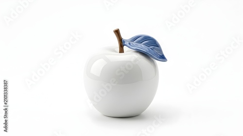 apple on white