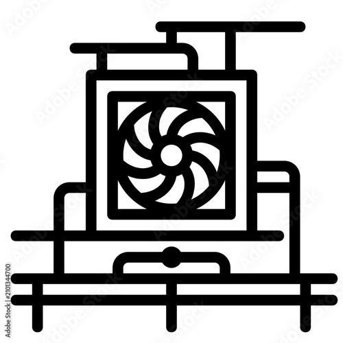 air cooled icon line logo