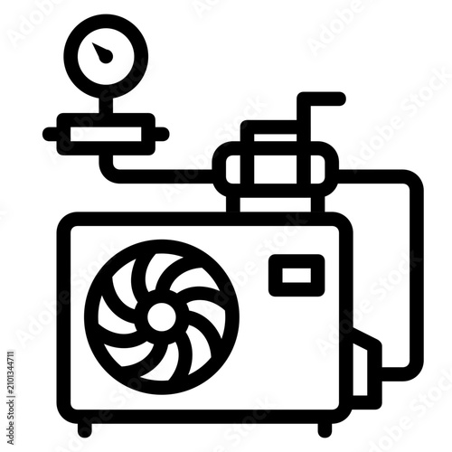 service  icon line logo