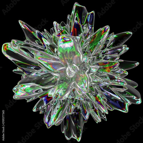Kristalle transparent changierend