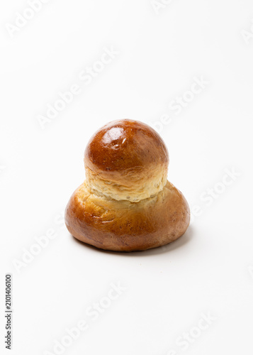 Traditional Sicilian breakfast brioche 