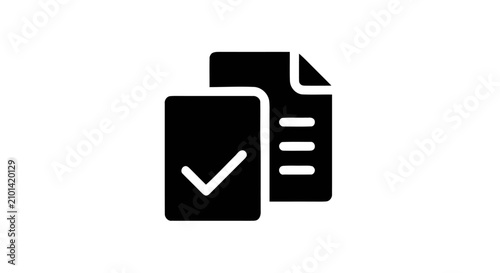 Canvastavla A graphic illustration of a document and checklist appears on a file