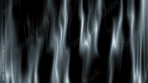 Soft White Smoke Moving on Dark Background Abstract Animation