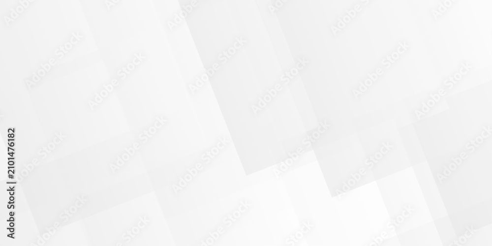 Fototapeta premium Minimal rectangle white web material triangle overlay tech element transparent layers banner background. white and gray overlap triangle cube technology brochure diamond web design.