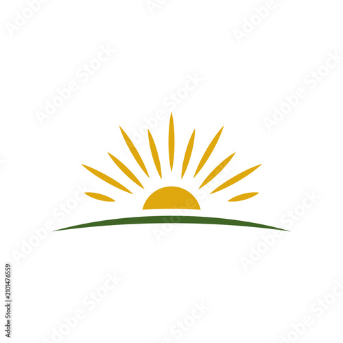 sun ilustration design
