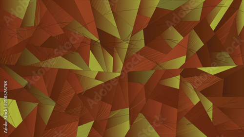 Abstract geometric background featuring intersecting faceted polygons with smooth gradients and delicate scribbled linework creating a textured three-dimensional shattered illusion
