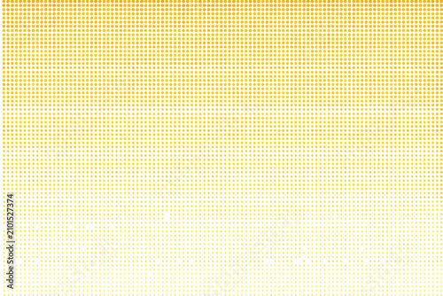 фотографія Golden halftone gradient pattern with diminishing density a repeating dot textur