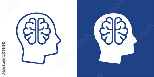 Psychology Line And Solid Icon Collection