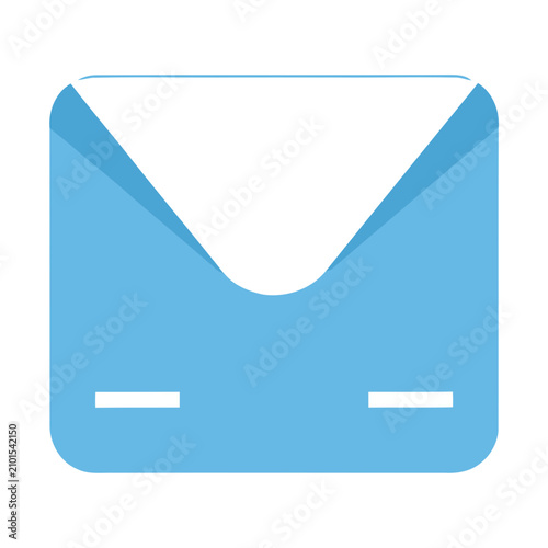 Blue envelope icon