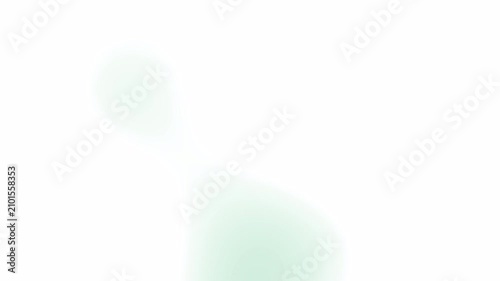 Emerald Green Light Leak Motion Background with Soft Glow