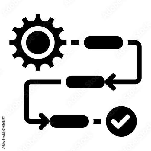 workflow icon vector