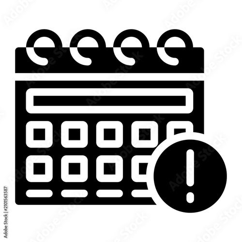 deadline icon vector
