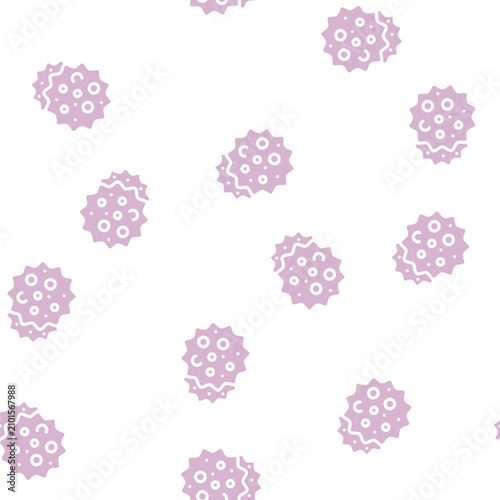Принти на полотні ezekiel bread glyph vector seamless pattern