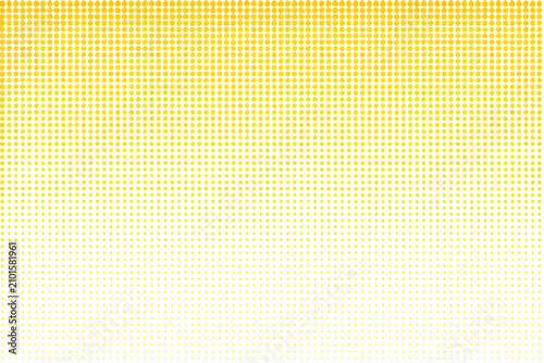 Принти на полотні Golden halftone gradient pattern with diminishing density a vector background te