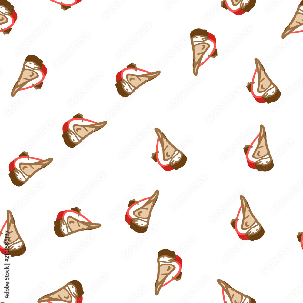 Obraz premium bullfinch bird isometric seamless pattern. bullfinch bird sign illustration