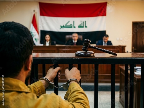 Criminal justice, legal proceedings, detention, sentencing, law enforcement, judicial authority in Iraq