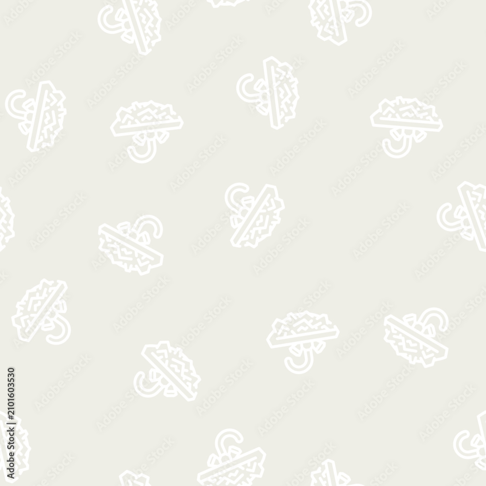 Obraz premium solid stone washbasin line seamless pattern solid stone washbasin thin line illustration
