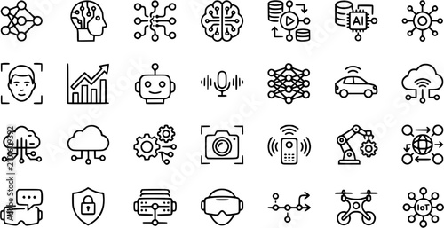 set of vector icons