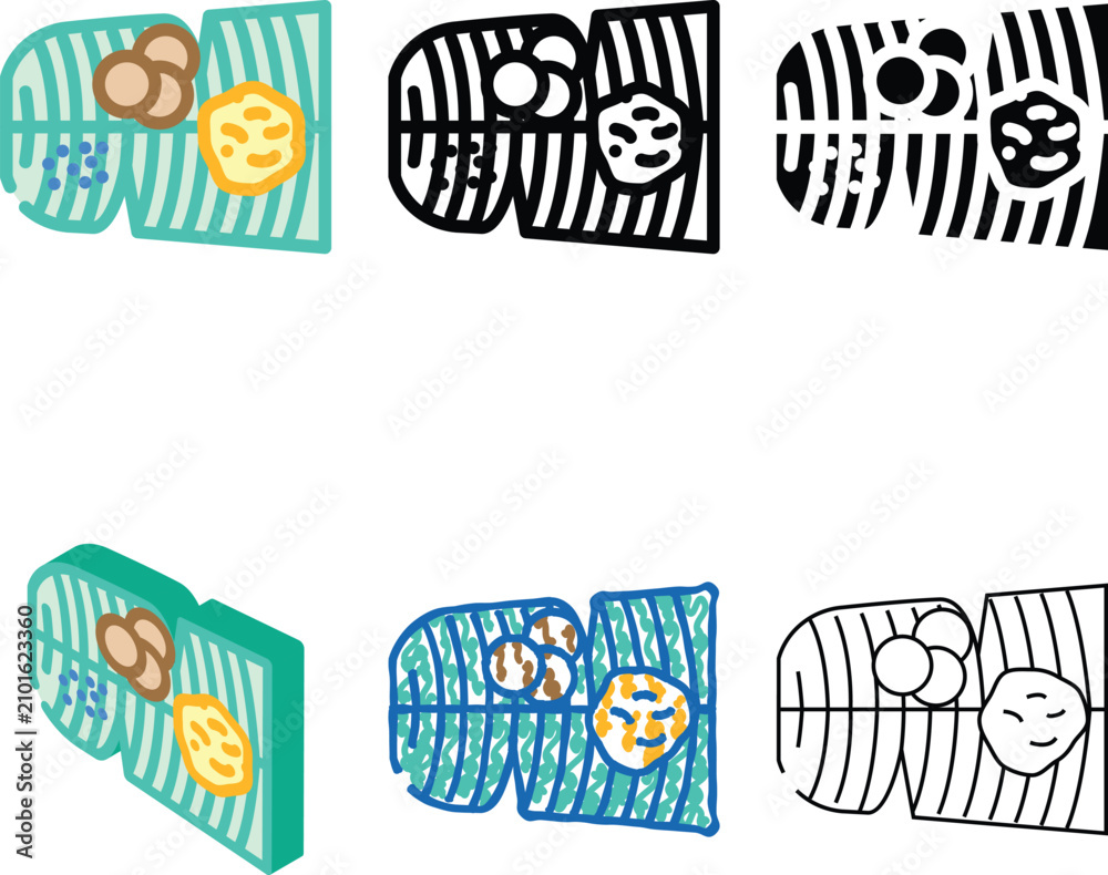 Fototapeta premium forms prasadam banana color icon vector. prasadam banana sign. isolated symbol illustration
